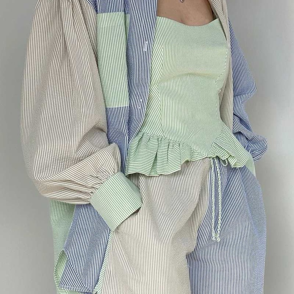 Eliza Faulkner Seersucker Resort Top